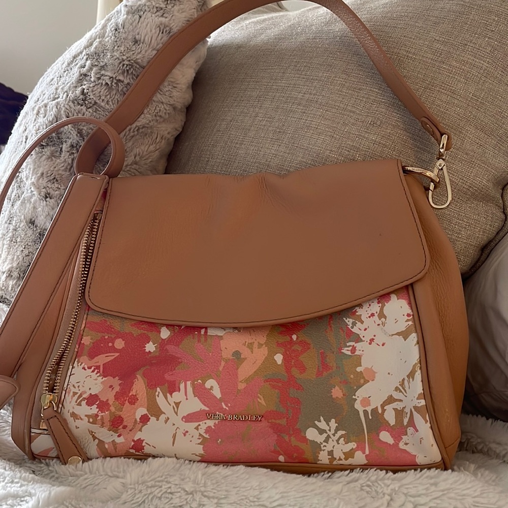 Vera Bradley Floral Crossbody NWOT